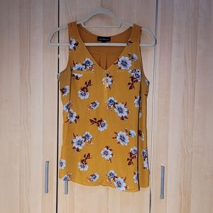 Yellow floral top